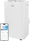 Klimaanlage, SUNTEC Mobiles Klimagerät Coolfixx 16000 BTU APP, 16.000 BTU, Mobile Kühlung & Heizung für zuhause, Entfeuchter für Räume bis 70 qm