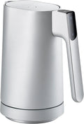 Wasserkocher Jacob Jensen Elektrischer, Fassungsvermögen 1,2 Liter, Signalton, BPA-Frei, mit Temperatureinstellung von 70°C bis 100°C, Silber