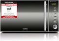 Caso Mikrowelle MG20, Leistung 800 W, Fassungsvermögen 20 L, Ceramic menu 2-in-1 mit Grill, Edelstahl, verspiegelt