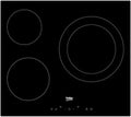 Beko Kochfeld HIC63402T, Leistung 1200 W, Einbau, Keramik, rund, in Schwarz