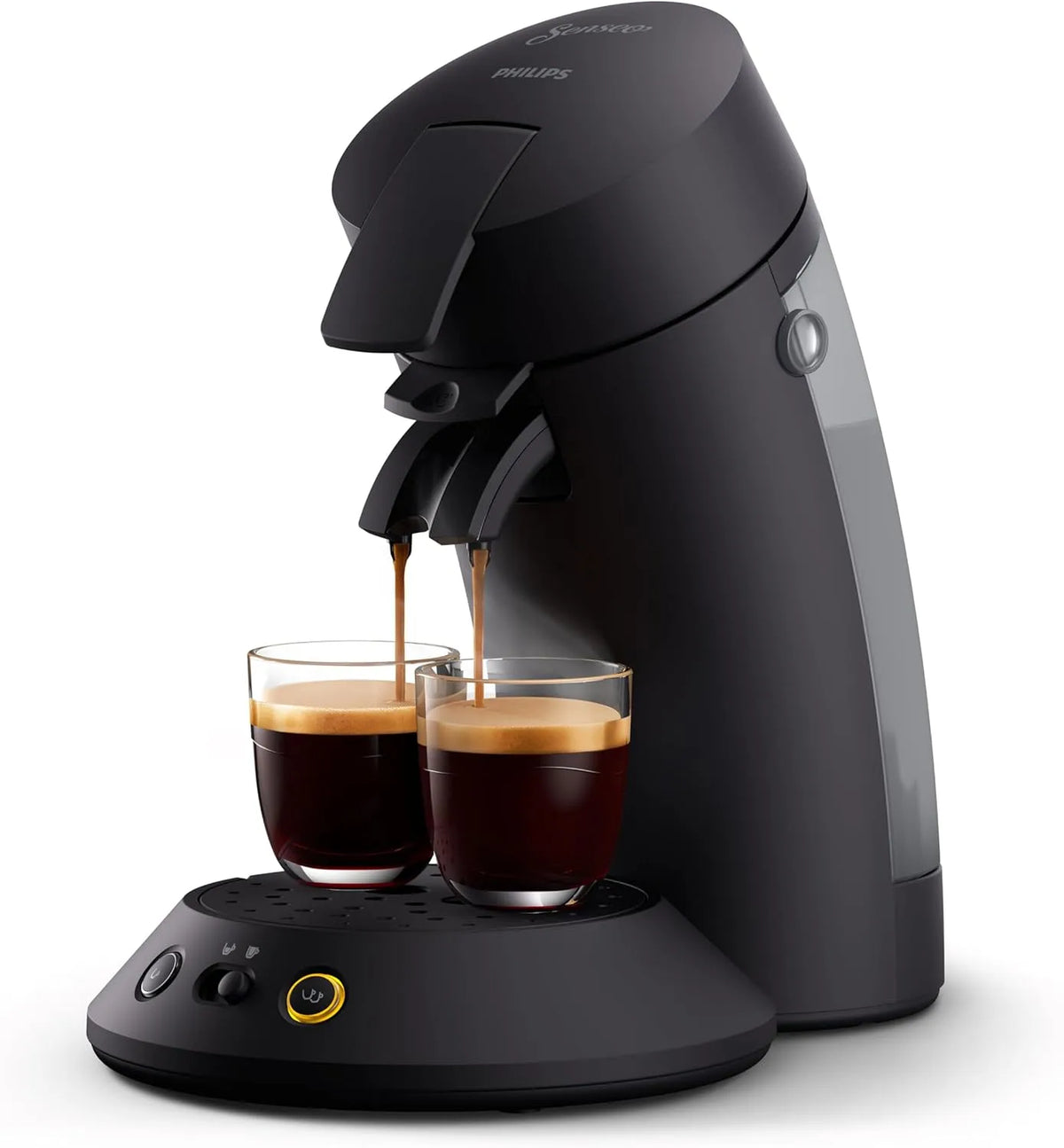 Philips Modell, Senseo Original Plus Kaffeepadmaschine CSA210/60, Fassungsvermögen 0,7L Wassertank, Zwei-Tassen-Funktion, Kaffeestärkewahl