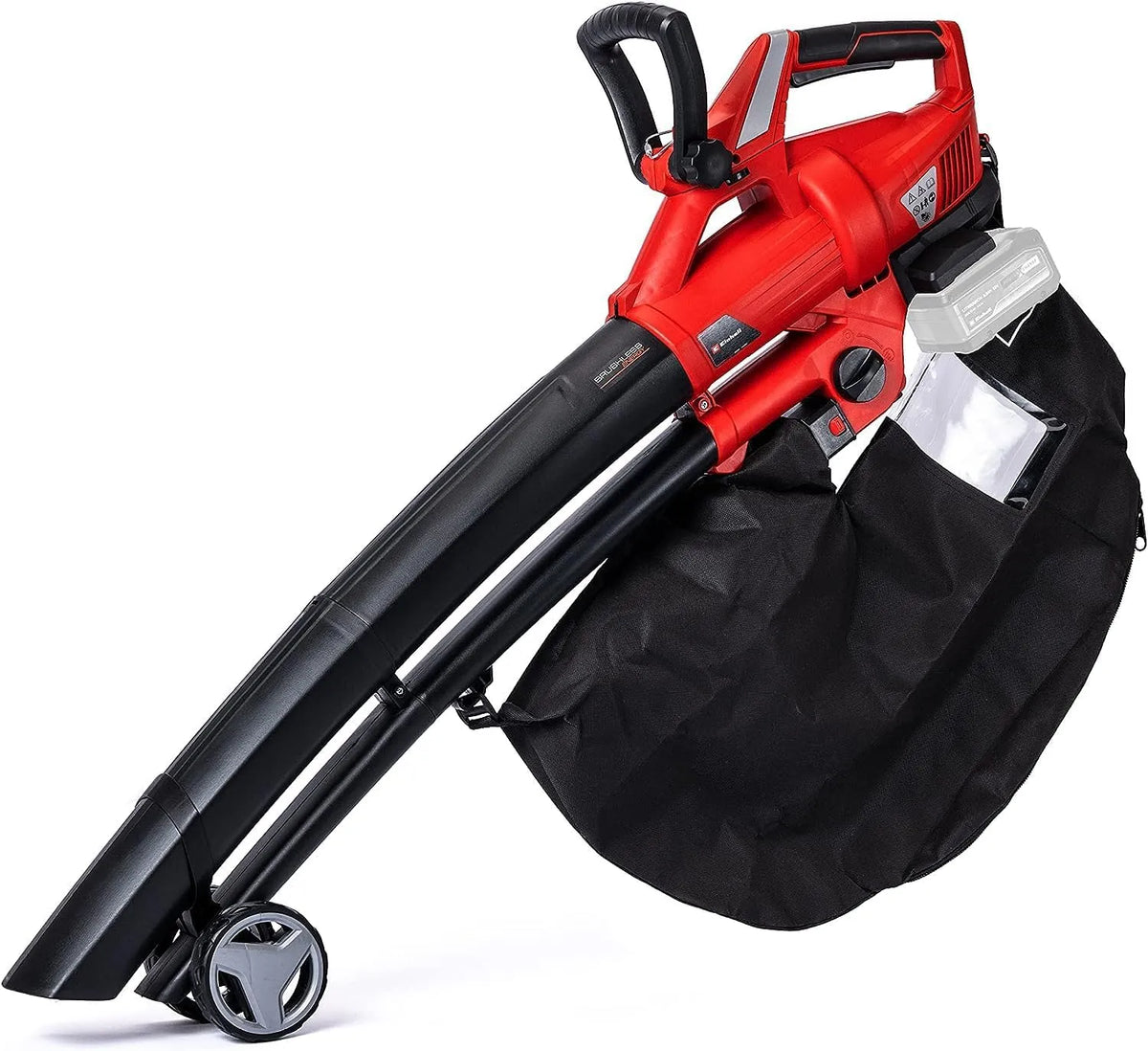 Einhell Laubsauger GE-CL 36, Akku Laubbläser Li E-Solo Power X-Change, 2 x 18 V, Fassungsvermögen 45 l-Fangsack, 210 km/h Luftgeschwindigkeit