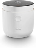 Sugar Reiskocher Rice Cooker mit Low-Sugar-Funktion Lauben Low, Fassungsvermögen 1,5l, verzögerter Start, Warmhalten, Antihaftbeschichtung, White