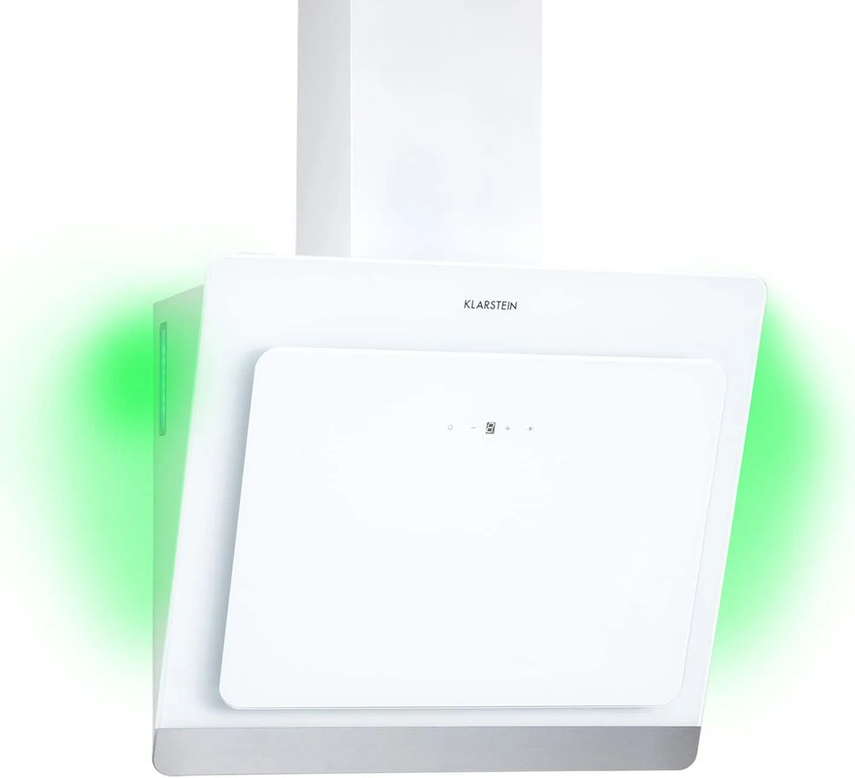 Klarstein Dunstabzugshaube, Dunstabzug mit 563m³, Aurora, h Luftstrom, Abzugshaube mit Wi-Fi, 563m³/h, 60cm Umluft, mit Filter, LED Lichter