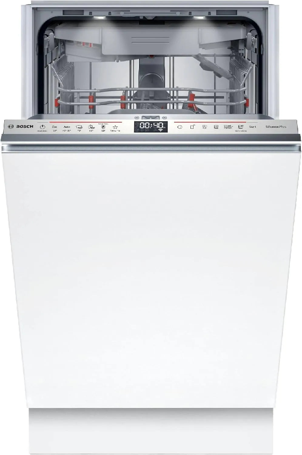 Bosch Geschirrspüler SPV6EMX09E, Breite 45 cm, VarioFlex Korbsystem, DuoPower, geprüfte Hygienequalität, Home Connect, Serie 6 Vollintegrierter
