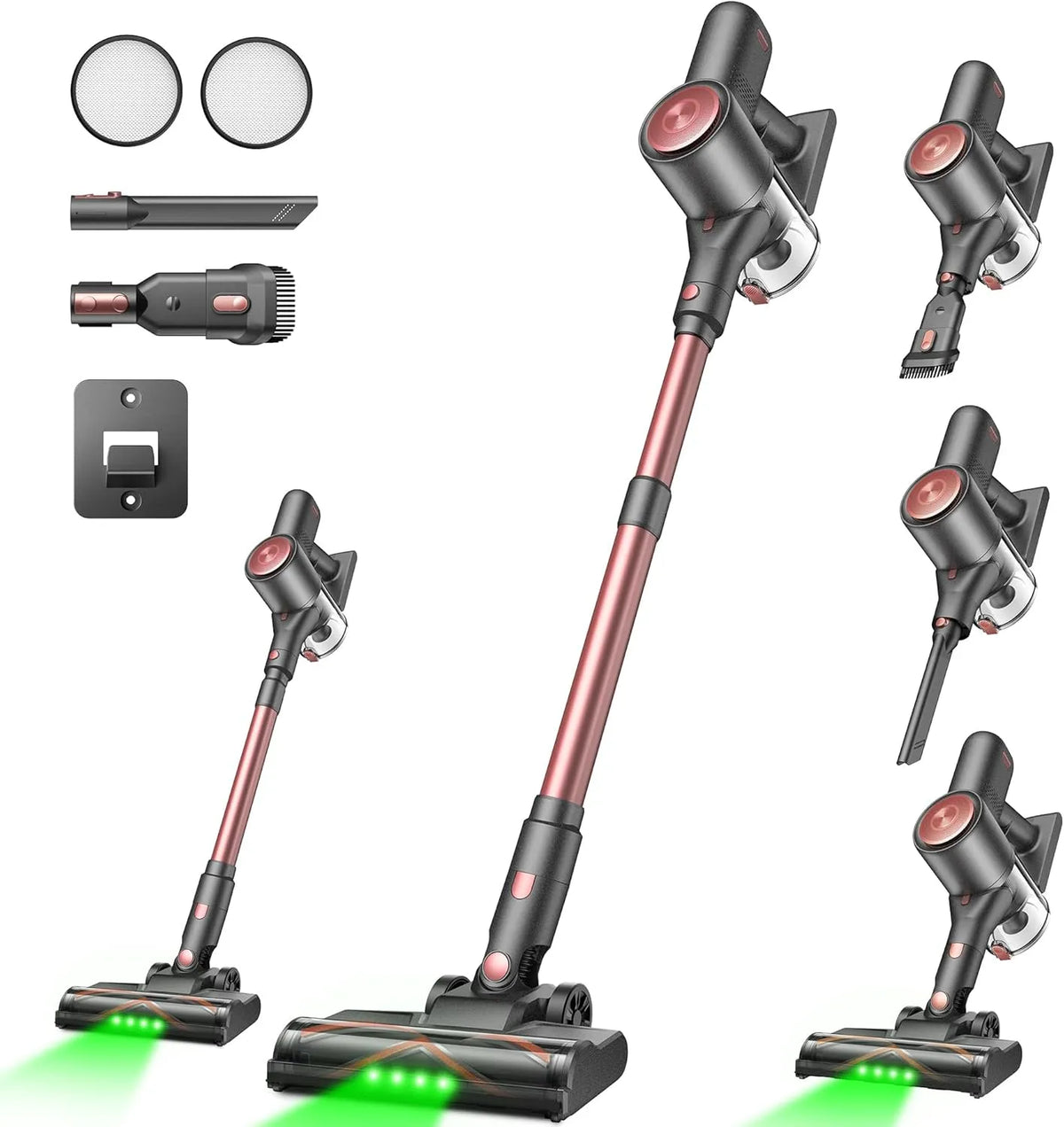 Staubsauger V10PRO Vexilar Akku, Leistung 450W, Vexilar Akku Kabellos 45Mins, 45KPA, Modell 45Mins, 6-in-1 Ultraleicht Kabelloser