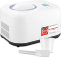 Eismaschine TZS First Austria, Fassungsvermögen 1L mit Kompressor 3 in 1, Ice Cream Maker 100W selbstkühlend für Frozen Joghurt, Sorbet & Eiscreme
