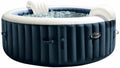 Intex Whirlpool 28430EX, ⌀ 196x71 cm, 4 Personen, 140 Düsen, aufblasbar PureSpa Bubble Massage, Heizung, PVC, Navyblau