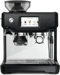 Sage Kaffeemaschine, The Barista Touch, Touchscreen, Siebträgermaschine, 5 Voreinstellungen, abnehmbarer Tamper, Schwarzer Trüffel