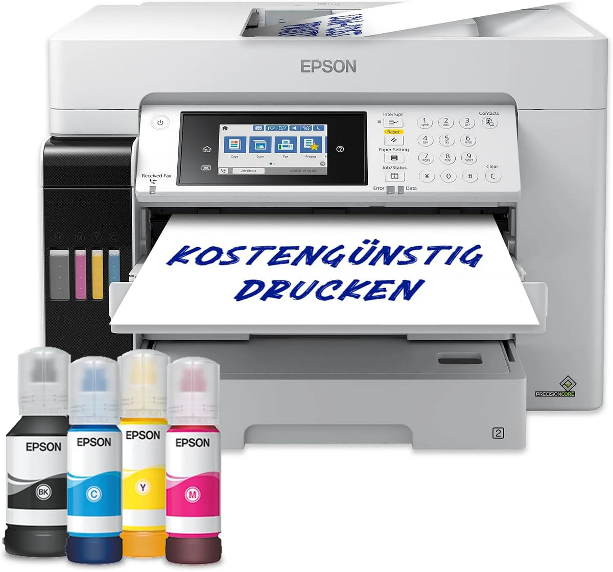Epson Modell ET-16680 A3-Multifunktionsdrucker, EcoTank mit Wi-Fi-Tintentank, Scan, Kopier- und Faxfunktion