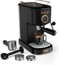 Princess Modell 20-Bar-Druck, Espresso-Maschine, Leistung 1100W, Fassungsvermögen 1,2L Wassertank, 01.249417.01.001, Tassenwärmer, Dampfdüse