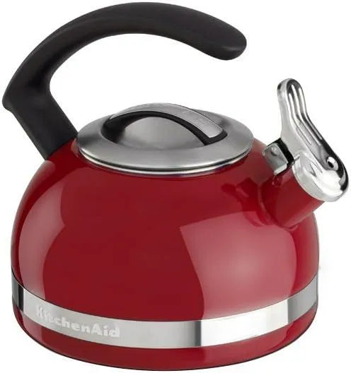 KitchenAid Wasserkocher KTEN20CBER, Fassungsvermögen 2,0 l, mit C-Griff und Zierband, Empire Red