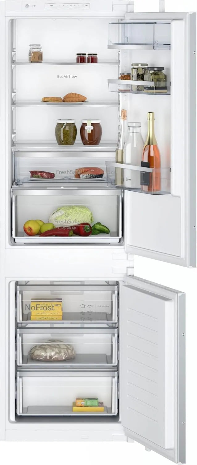 Neff Modell, N 50, Kühl-Gefrierkombination KI7862FE0, Maße 177.2 x 54.1 cm, Gesamt: 260 L, Kühlen 184 L, Gefrieren 76 L, 35 dB, FreshSafe, No Frost