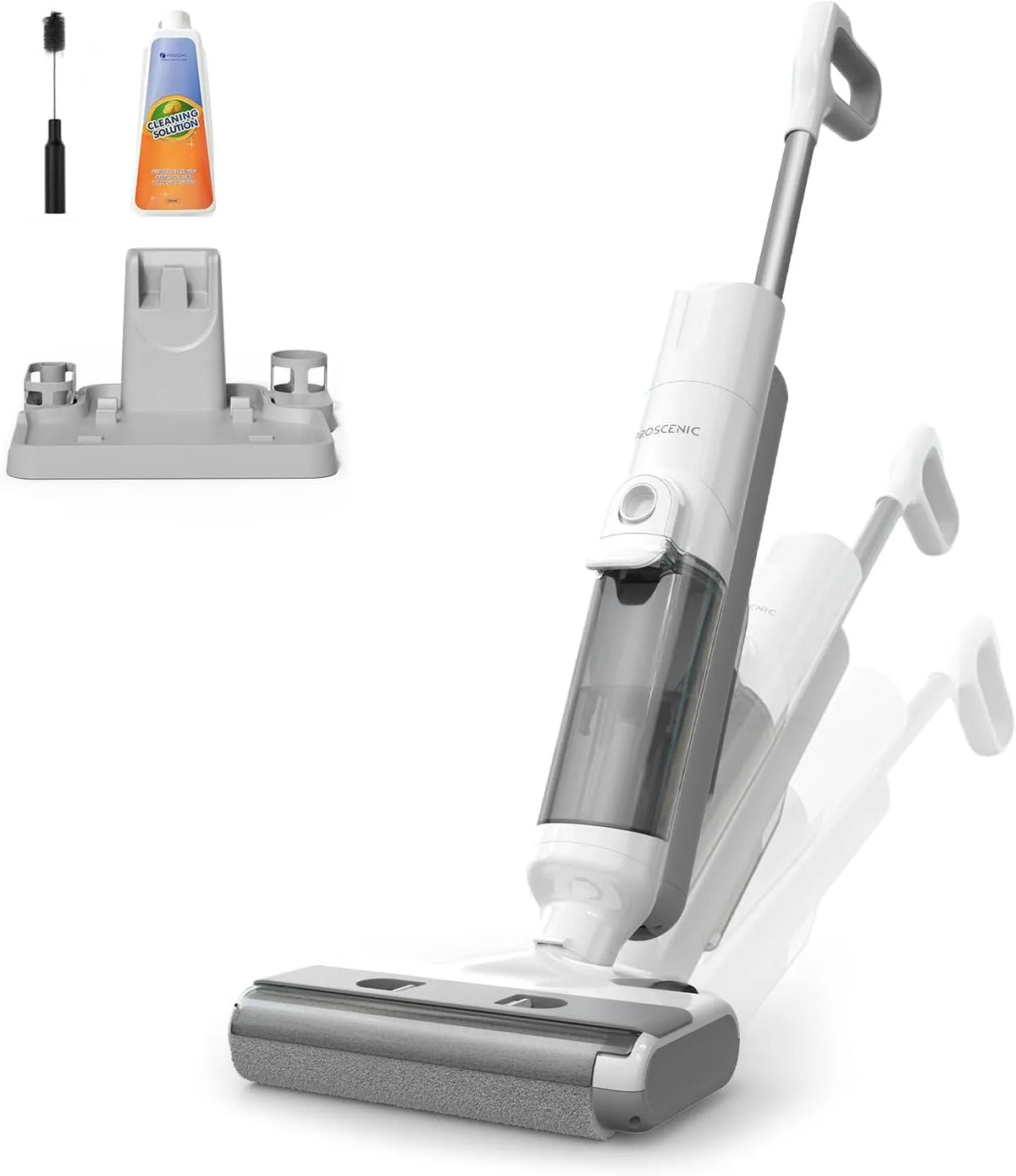 Nass- und Trockensauger F10 7-mm-Wandreinigung Proscenic Ultra+, Saugwischer Smart 3 in 1, 0, Fassungsvermögen 1.3L für Harte Boden, Anti-Tangle