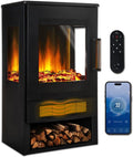 Elektrokamin, 2 Heizstufen, Leistung 900W, Leistung 2000W, 3D Flammeneffekt mit Farbwechsel, viele Modelle, LED, Überhitzungsschutz, Magnus