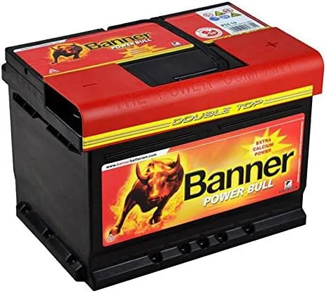 P6009, Autobatterie 60AH 12V Banner Power Bull ersetzt 54Ah 55Ah 56Ah Starter Batterie