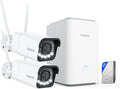 Modell Hub Pro mit 2X RLC-811WA 8MP 16TB Reolink Home, inklusive. 2TB, 4K Wi-Fi 6 Überwachungskamera Aussen mit 5X Optischem Zoom, KI-Erkennung