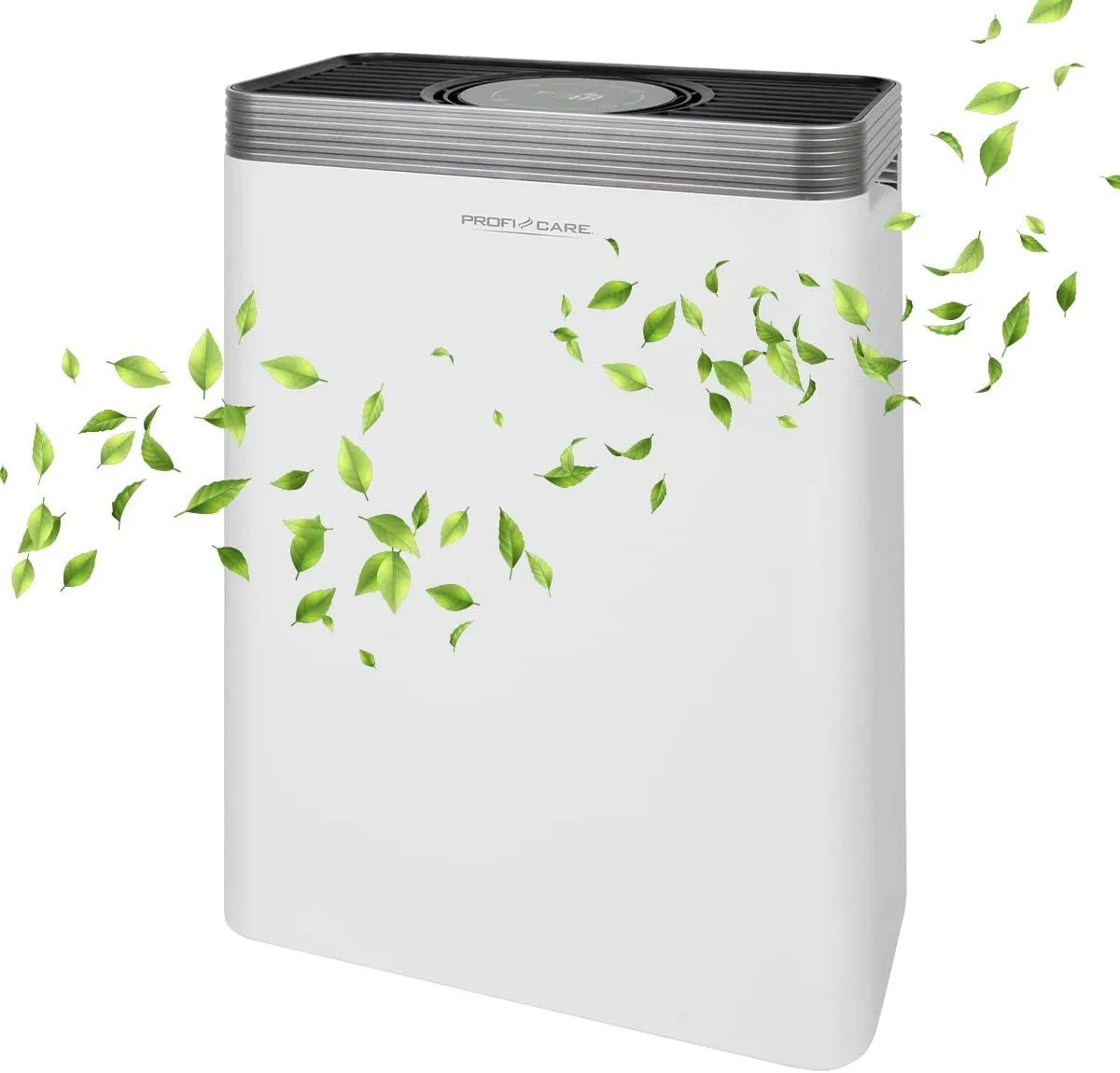 Luftreiniger PC-LR 3076 ProfiCare, 4-fach Filtersystem, Allergiker gegen Staub, Nikotin uvm., Sensor Touch-Bedienung, Air Purifier, Pollen, leise