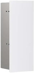 Emco Asis, Weiß Matt, Pure Unterputz WC-Modul mit Glasfront I Schrankmodul I Einbauschrank fürs Bad