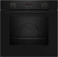 Neff Backofen B2CCG6AK0 N30, CircoTherm, Pyrolyse, in Schwarz, Einbau, Integrierbarer 60 x 60cm, EasyClean, LED-Display