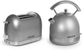 Toaster, Fassungsvermögen 1,7 Liter, 360° Sockel & Überhitzungsschutz, Zwei Schlitz mit 6 Bräunungsstufen & Krümelschale, & Wasserkocher
