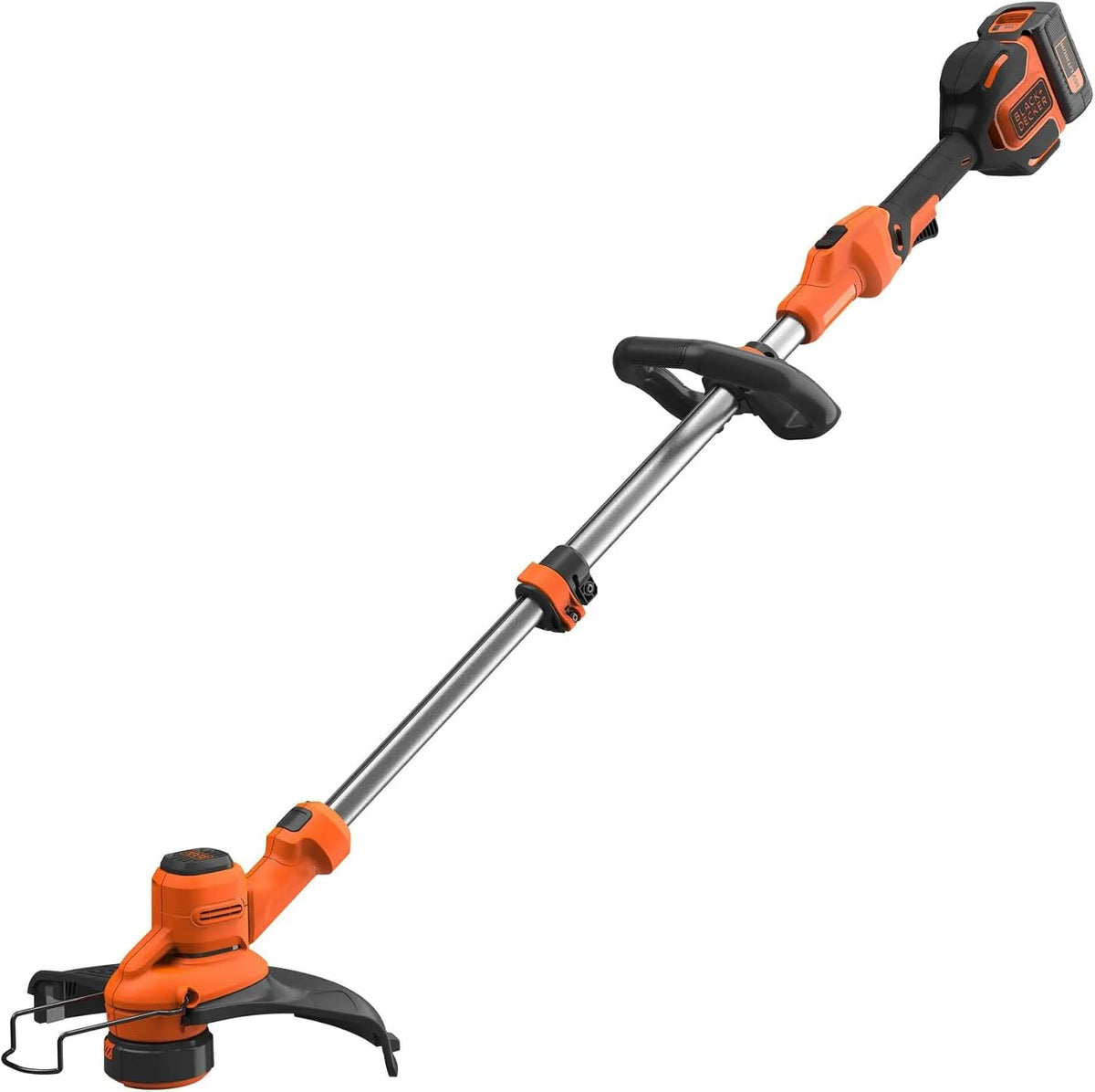 Black+Decker Rasentrimmer BCSTA536L1-QW, Spannung 36V Akku akkubetrieben & Schnellladegerät, 33cm Schnittbreite, bürstenloser Motor
