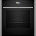 Neff Backofen B44CR71N0 N70, Einbau 60 x 60cm, Made in Germany, Integrierbarer, Hide, Full Touch TFT-Display, Automatikprogramme, Edelstahl