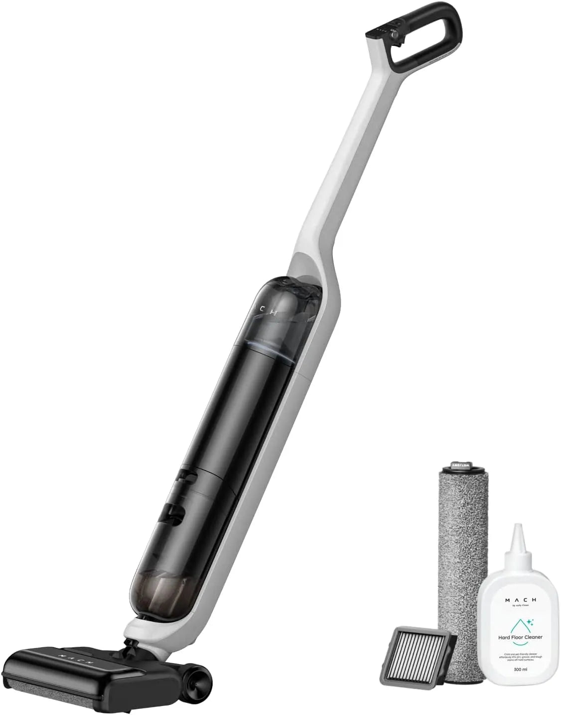 Staubsauger, 3-fache Selbstreinigung, Eco-Clean Ozon, eufy MACH V1, Kabelloser All-in-One Stabstaubsauger mit Always-Clean Mop, Tesla Valve Mixing