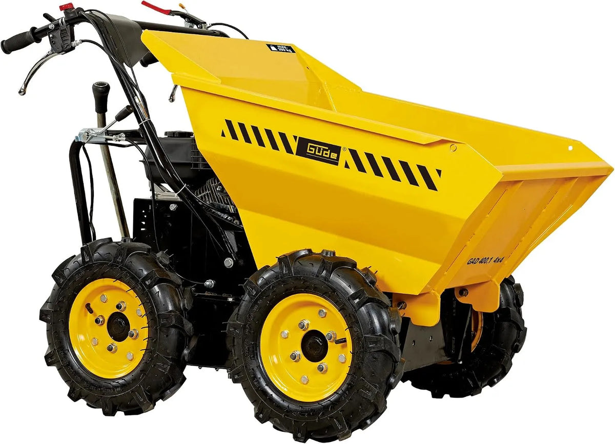 Güde Modell 4-Takt-Motor, Allraddumper GAD 400.1/4x4, 4,1/5,6, kW, Vorwärtsgeschwindigkeit 7,0 km/h, Allradantrieb, max. Zuladung 400 kg, PS