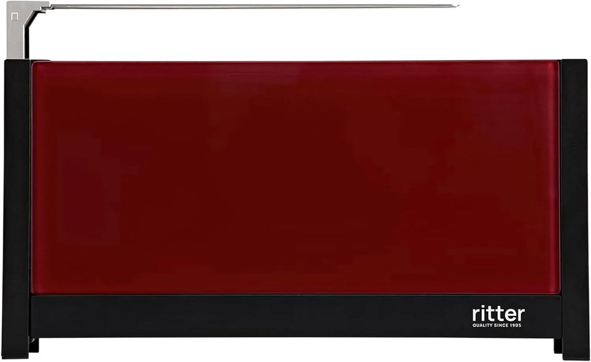 Toaster, ritter volcano 5 Langschlitz mit Brötchenaufsatz, extra schmal, Made in Germany