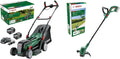 Bosch Rasenmäher 2x18V-37-550 18V-26, Schnittkreisdurchmesser: 26 cm, Spannung 18 Volt Power for All System, im Karton