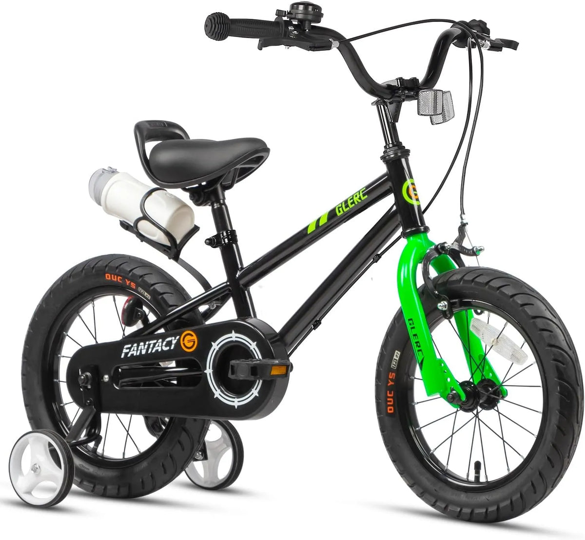 Fahrrad, Glerc Fantacy 12 14 16 18 20 Zoll Kinderfahrrad für 2-14 Jahre alt, mit Scheinwerfer & Kickstand für Geburtstagsgeschenk, mehrere Farben
