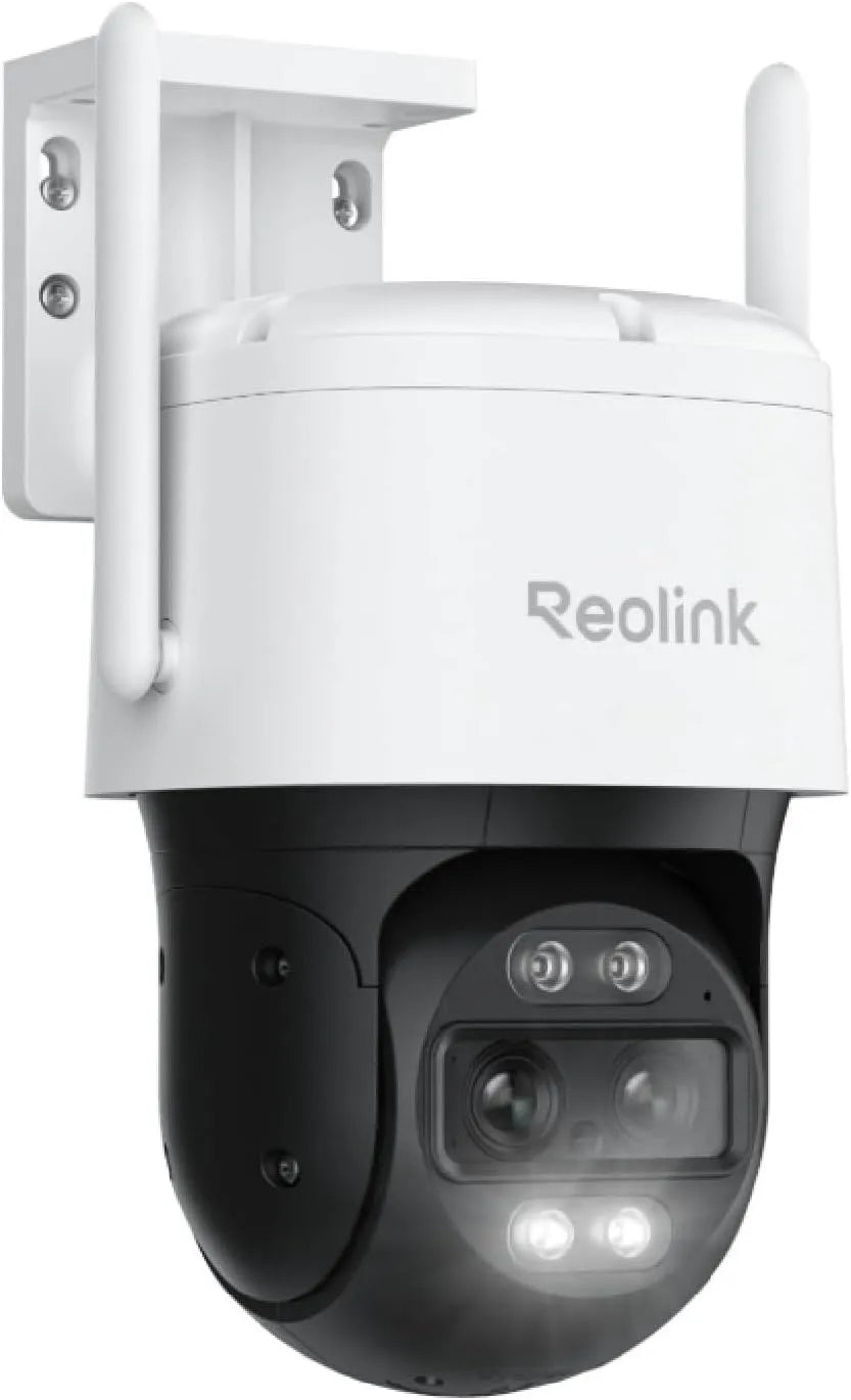 Kamera 8MP, WLAN Outdoor mit 3 Smart-Erkennungsmodi, Auto-Tracking-Zoom, Dual-Ansicht, 30m Farbnachtsicht, Außenkamera, TrackMix WiFi