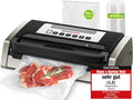 Modell Vakuumierer-15L Vakuumierer-15L Vakuumierer-15L/Min Bonsenkitchen Vakuumiergerät, Min Hochleistung, Testsieger Sehr Gut, in Schwarz