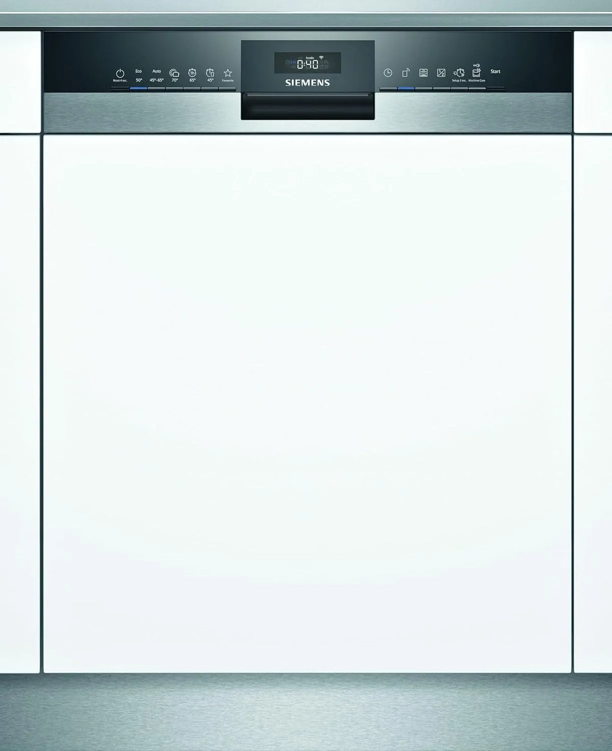 Siemens Geschirrspüler SN53ES14VE iQ300, teilintegrierte Spülmaschine mit ckschublade, HomeConnect, Favorit, Breite 60 cm, varioSpeed Plus