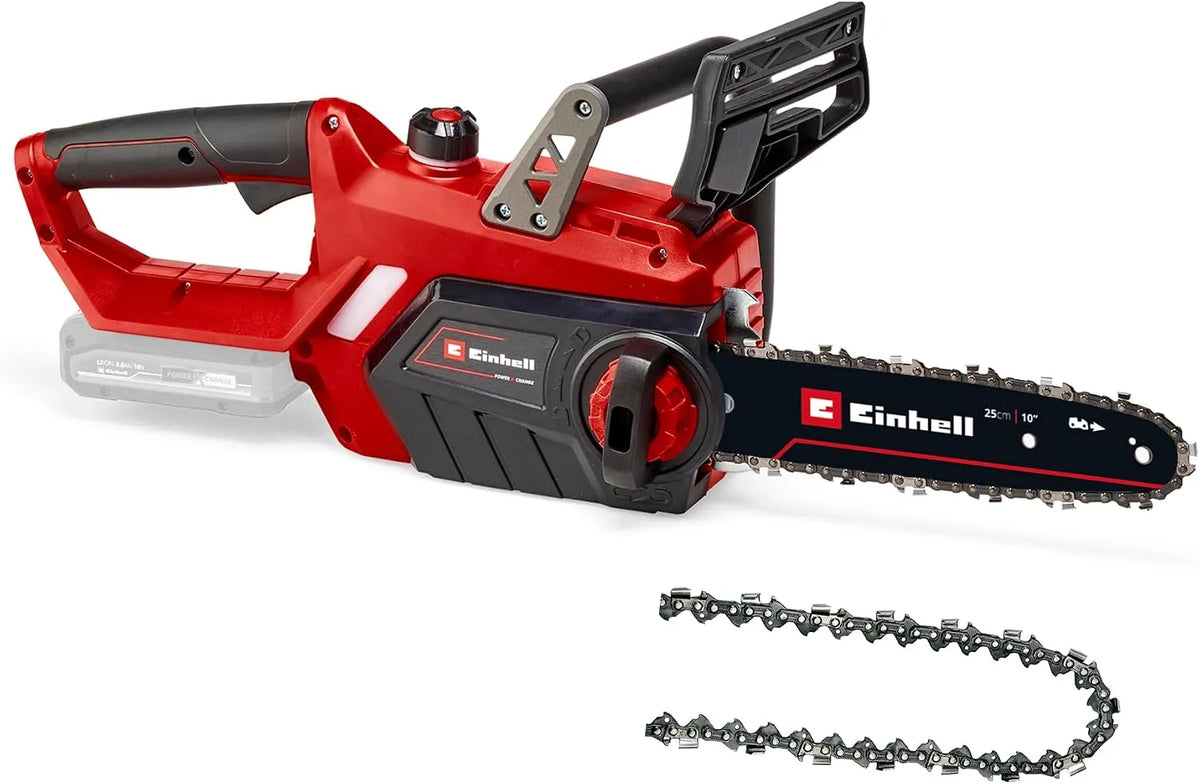 Einhell Akku-Kettensäge GE-LC 18, Spannung 18 V, Rückschlagschutz, inklusive. Ersatzkette, /25 Li-Solo Power X-Change, 25 cm Schwertlänge