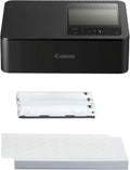 Canon Drucker CP1500, SELPHY Mobiler Fotodrucker mit Papierset, Kompakt und Leicht, Mi 54 Blatt Papier im 4x6 Postkartenformat, in Schwarz