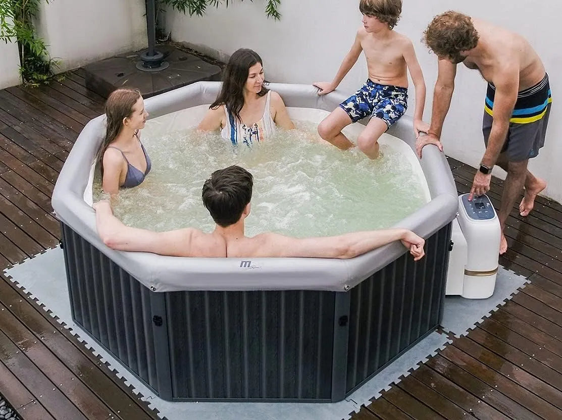 Whirlpool F-TU063W, MSPA Frame Tuscany 2024 NEU + APP-Steuerung XXL 6 Pers. Outdoor UV-C Reinigung OZON Selbstreinigungsfunktion