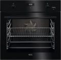AEG Backofen BCS455020B, SteamBake, Katalyse, Reinigung mit Wasserdampf, Grillfunktion, in Schwarz, Einbaubackofen, mit Feuchtigkeitszugabe