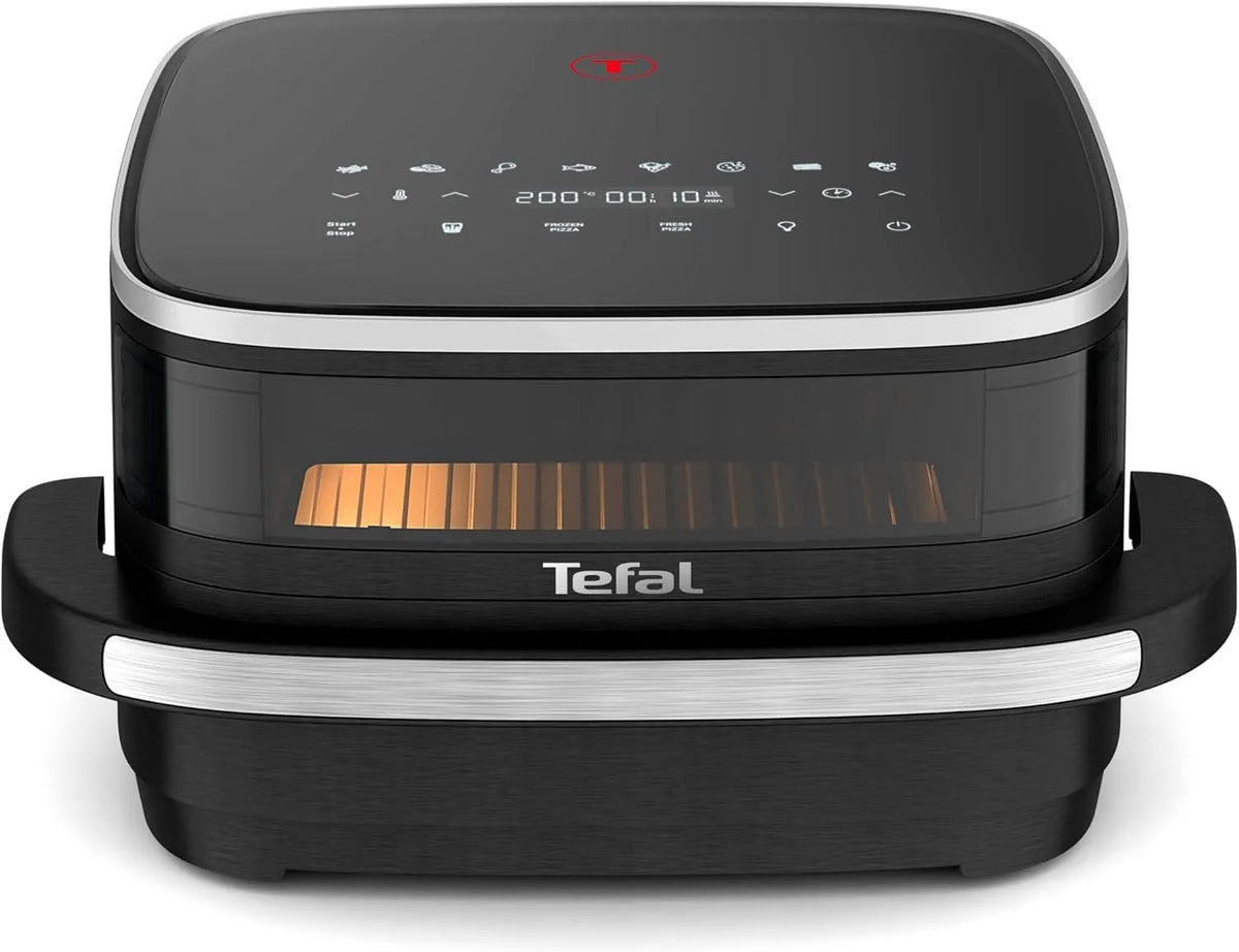 Tefal Heißluftfritteuse FW4018, Easy Fry XL Surface, digitales Bedienfeld, energieeffizient & schnell, kompakt, bis 1 kg, Extra-Crisp, antihaft