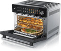 Heißluftfritteuse, mini Backofen Airfreyer XXL, Minibackofen 30l, Fassungsvermögen 30 Liter, 1800 Watt, Ofen mit 18 Betriebsprogramme, Arendo