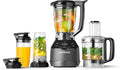 Standmixer NBF580B nutribullet Full Size, 1200 Watt Leistung, Fassungsvermögen 1,89l Krug, Fassungsvermögen 946ml und 710ml Gläser, Combo, Profi