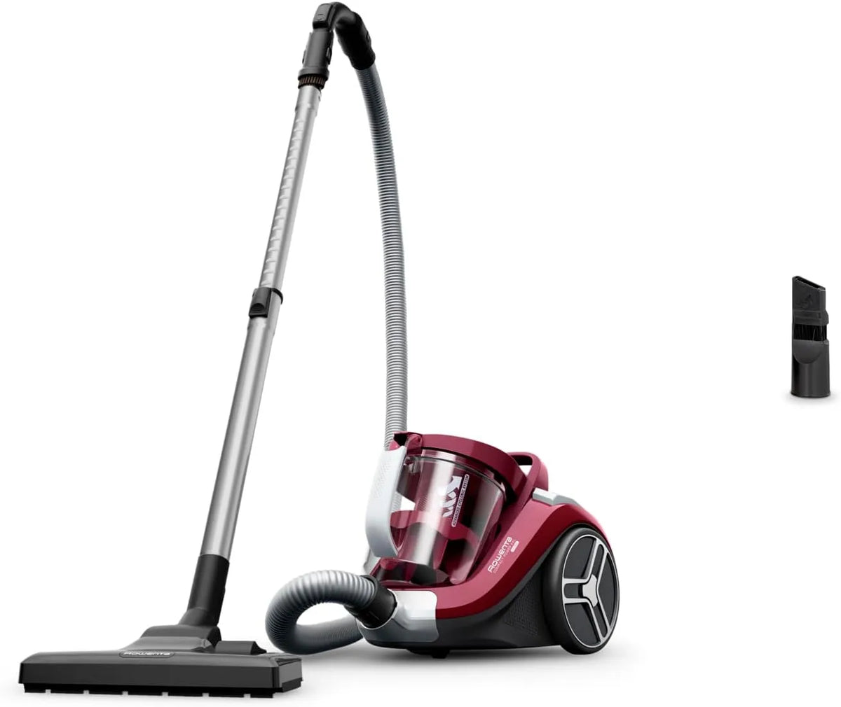 Rowenta Bodenstaubsauger RO4B23, 900 Watt, 8,80 m Reinigungsradius, Fassungsvermögen, Rot, Compact Power XXL Classic beutelloser, kompakt