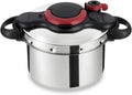 Tefal Clipso Minut Easy Druckkochtopf, Breite 22 cm, Fassungsvermögen 6 l, Edelstahl, bunt