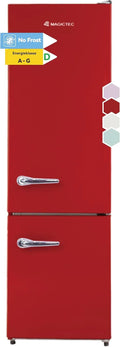 Kühlschrank MDRF250WE-RE magictec Retro, Breite 179cm, Fassungsvermögen 236L, Fassungsvermögen 168L, Fassungsvermögen 68L, Modell 168L, Total No Frost