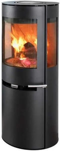 Kaminofen, Aduro 9-5 in Schwarz 6 kW Holzofen, 150 mm