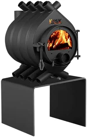 Original Warmluftofen Kanuk, Werkstattofen, Zulassung für Deutschland, BimSchV, Untergestell Modi Art, Original 7 kW, Schwedenofen