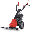 Scheppach Rasenmäher BMS196-88 30-60mm 196ccm, geeignet für Flächen bis 3000m², Schnittbreite 880mm, 5,7 PS, Benzin Balkenmäher, Schnitthöhe