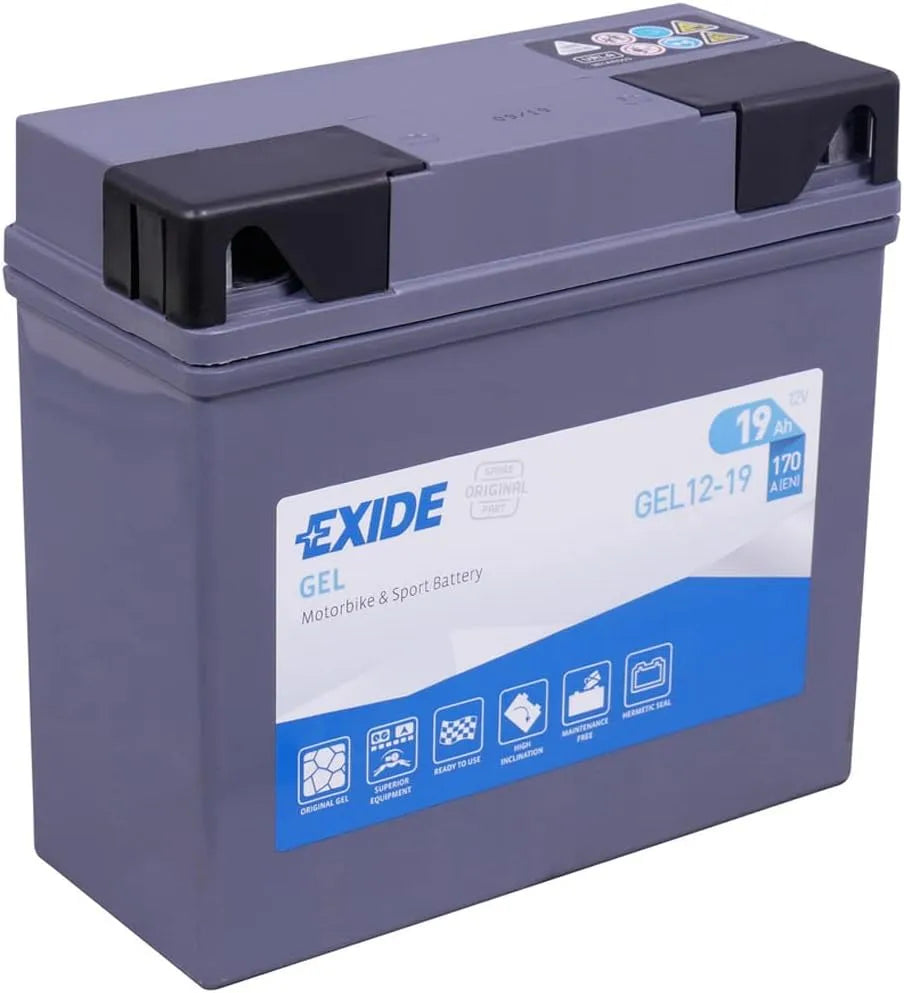 Exide Modell GEL Motorrad Starter-Batterie 19Ah 170A GEL12-19