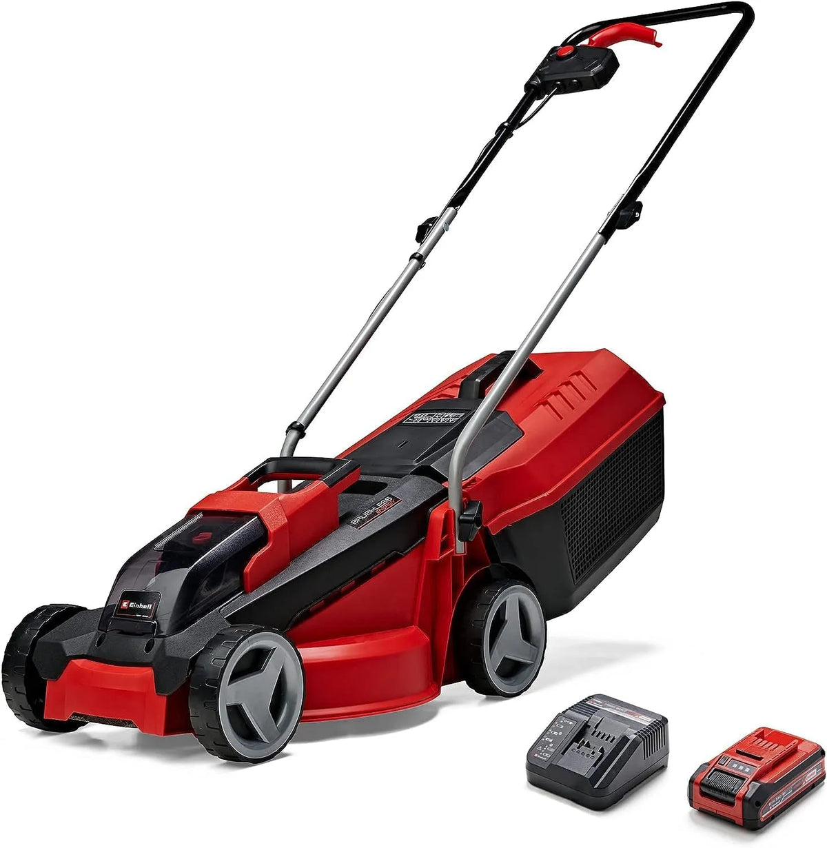 Einhell Rasenmäher, City Akku GE-cm 18/30 Li Kit Power X-Change, Spannung 18 V, 30-70 mm Schnitthöhe, bis 150 m², Fassungsvermögen 25L Fangkorb